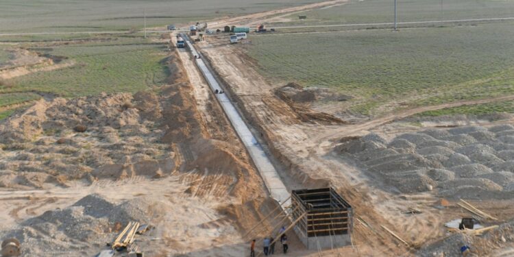 Түркістан аумағында жаңа су қоймалары салынуда