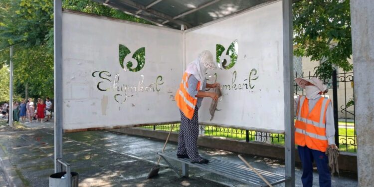 Қаратау ауданында тазалық жұмыстары жүргізілді