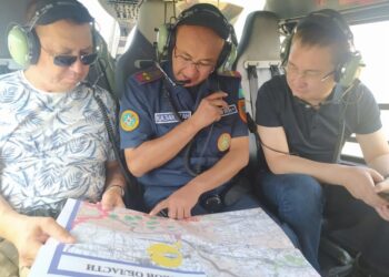 Түркістан облысында 44 мұздақ көлге тікұшақпен барлау жүргізілді