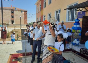 Мақтааралдағы жаңа қалашықта балабақша ашылды