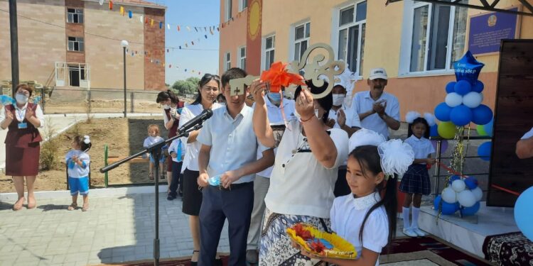 Мақтааралдағы жаңа қалашықта балабақша ашылды