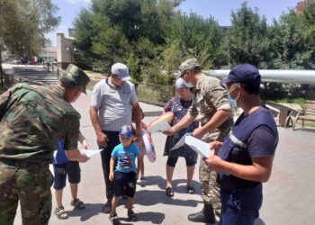 Шымкентте «Абай бол!» акциясы өтті