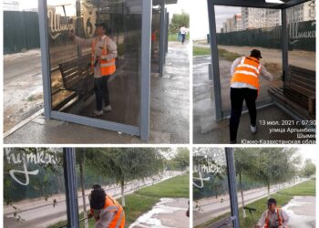 Қаратау ауданында санитарлық тазалық жұмыстары тұрақты түрде жүргізіледі