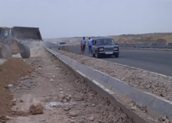 «Тұран» шағынауданында 13 көшенің құрылысы қарқынды жүргізілуде