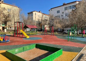 Сарыағашта балалар ойын алаңшалары көбейді