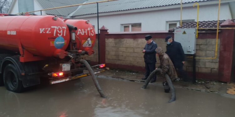 Су басу қаупі төнген аймақтар бақылауда