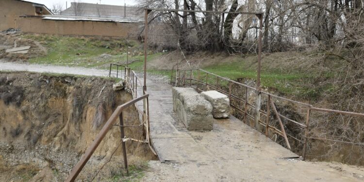 Екі ауданды жалғап тұрған көпір қайта қалыпқа келтіріледі