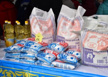 Созақтағы жәрмеңкеде азық-түлік арзан бағада ұсынылды