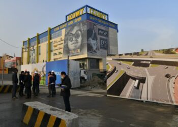 Қала әкімі жолайрық құрылысын тексерді