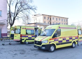 Шымкент қалалық жедел жәрдем станциясына жаңа автокөліктер берілді