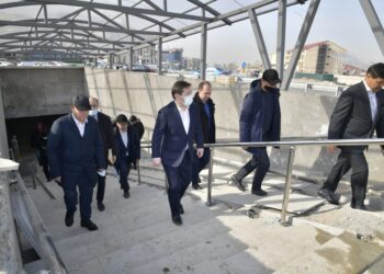 Жаяу жүргіншілер өтетін тоннель құрылысы көктемде пайдалануға беріледі