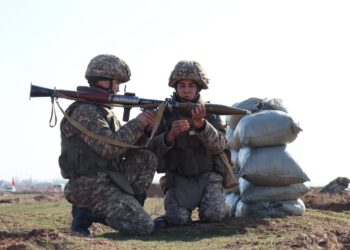 Түркістан облысында тактикалық оқу-жаттығу өтті