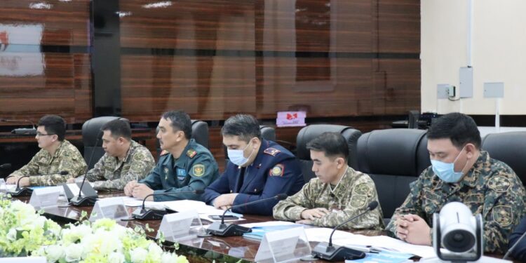 Шымкентте жұмылдыру жаттығулары өтті