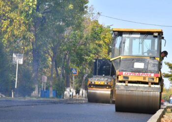 Жаңаталапта 10 көшіге тас төселді