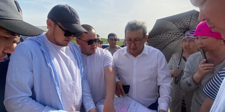 Құрсайда ауыз су құрлысы жүруде