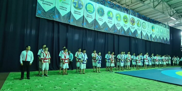 Шымкентте қазақ күресінен ел біріншілігі өтуде!
