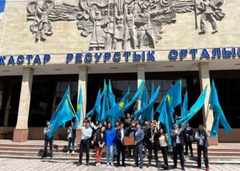 «Рәміздер керуені» еліміздің облыс қалаларына эстафета жолданды