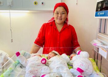 Шымкентте үшем дүниеге келді