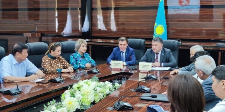 Сенатор қоғамдық кеңес мүшелерімен және депутаттармен кездесті