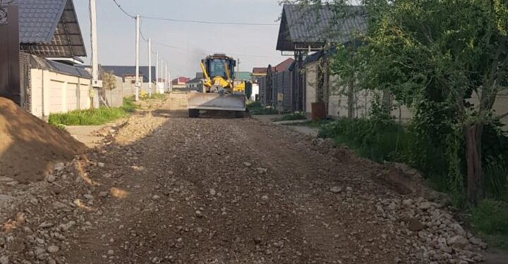 Қиыршық тас төселуде