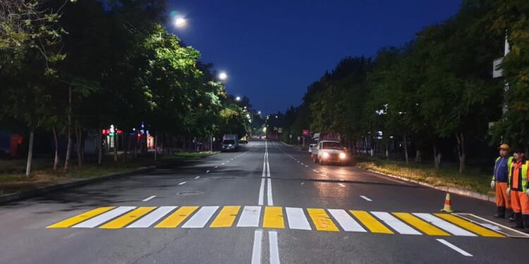 Елшібек Батыр, Аймауытов, Уалиханов көшелерінің жол сызықтары жаңартылды