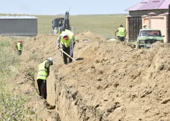 Қала әкімі Ақтасты газбен қамту жұмыстарын бақылады