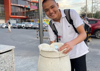 Шымкетте ауызсу бұрқақтары қайта іске қосылды