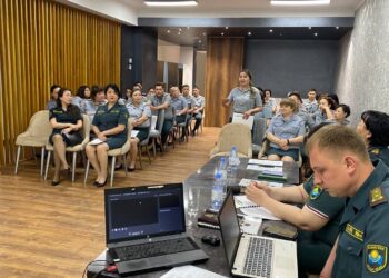 Шымкент қаласында Ұлттық ұлан қаржыгерлерінің оқу-әдістемелік жиыны басталды.