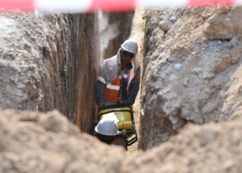 Мираста кәріз жүйесін тарту құрылысы жүріп жатыр