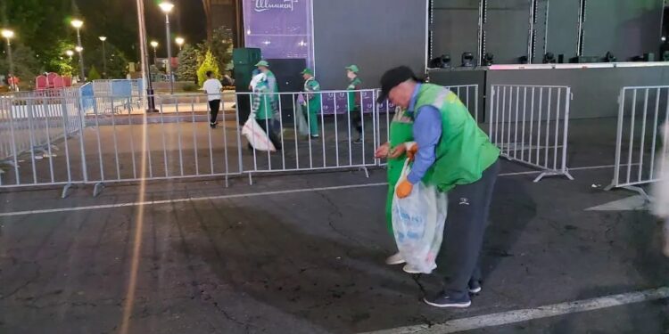 Тазалық жұмыстары жүргізілді