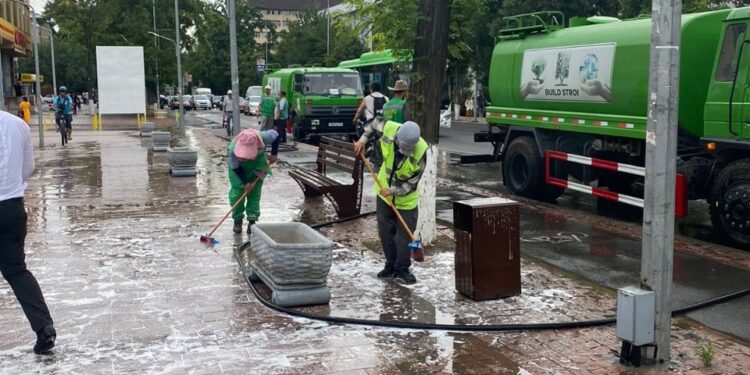 Тазалық жұмыстары