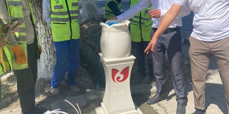 Шымкентте алты жерге ауызсу бұрқақтары орнатылды