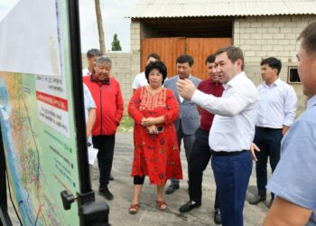 Гулистан көшесіндегі жөндеу жұмыстары аяқталуға жақын