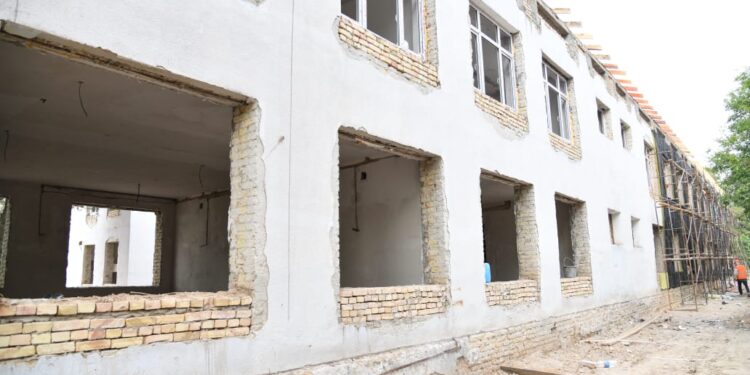 №3 Балалар үйі күрделі жөндеуден өтуде