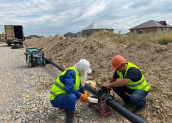 Асар-2 шағынауданының қалған бөлігіне инфрақұрылым тартылуда