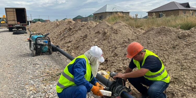 Асар-2 шағынауданының қалған бөлігіне инфрақұрылым тартылуда