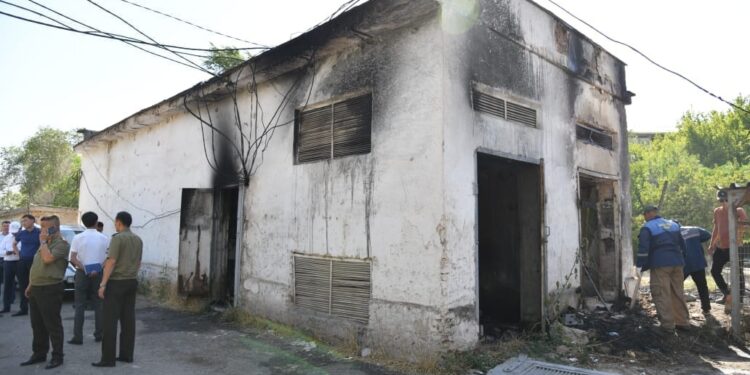 Трансформатор өртінен  зардап шеккендер жоқ