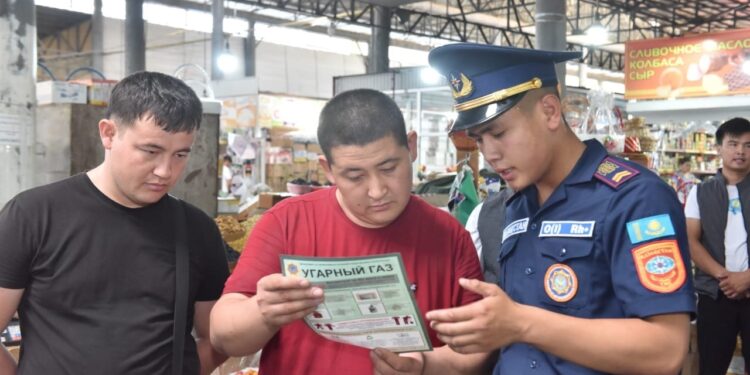 Газдан уланудың алдын алу бойынша түсіндіру жұмыстары жалғасуда