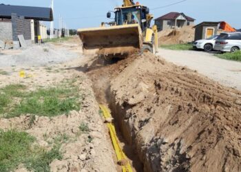 Нұртаста инфрақұрылыммен қамту құрылысы  қарқынды жүруде