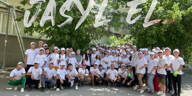 «Жасыл ел»  еңбек жасақтарының жұмыстары жалғасуда