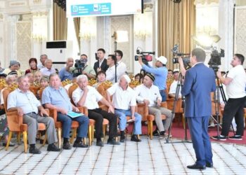 Қала әкімі Қаратау ауданы тұрғындарының мәселелерін тындады