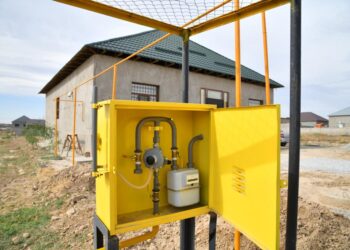 Достық шағын ауданына газ берілді