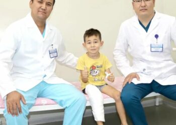 Бес жасар баланың үзілген тамыры жалғанды