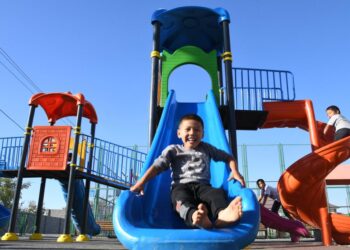 Жаңаталапта 2 ойын алаңшасы пайдалануға берілді