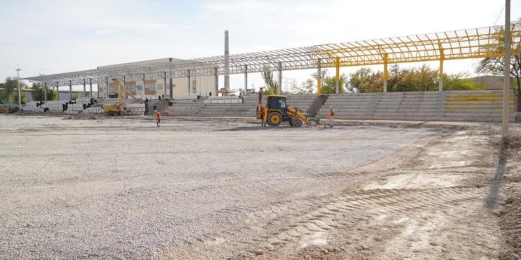 Металлургтер стадионы қайта жаңғыруда