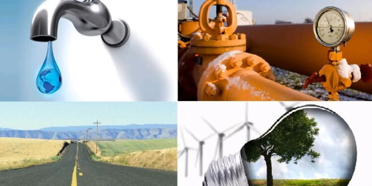 Бозарықта инфрақұрылым жүйелері тартылып жатыр