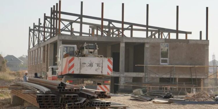 Өрт сөндіру депосының құрылысы жоспарға сәйкес атқарылуда