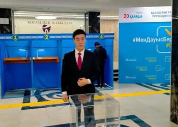 Шымкенттегі сайлау учаскесіне Қасымжомарт келді