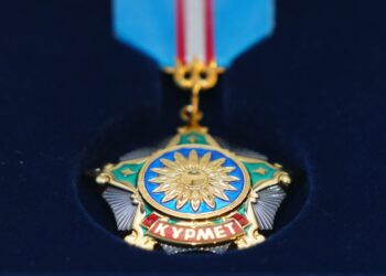 ТҮРКІСТАНДА ТӘЖІРИБЕЛІ  МЕТАЛЛУРГКЕ «ҚҰРМЕТ» ОРДЕНІ ТАПСЫРЫЛДЫ