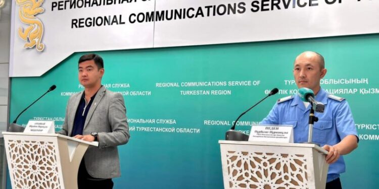 ТҮРКІСТАН ОБЛЫСЫНДА ӨРТ ҚАУІПСІЗДІГІ АЙЛЫҒЫ ЖҮРІП ЖАТЫР